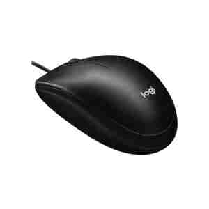 Logitech M100 optična miška, črna