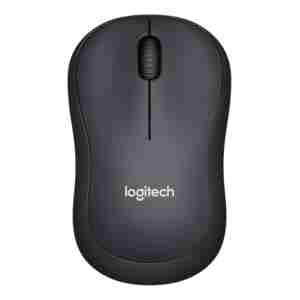 Logitech M220 Silent brezžična miška, črna