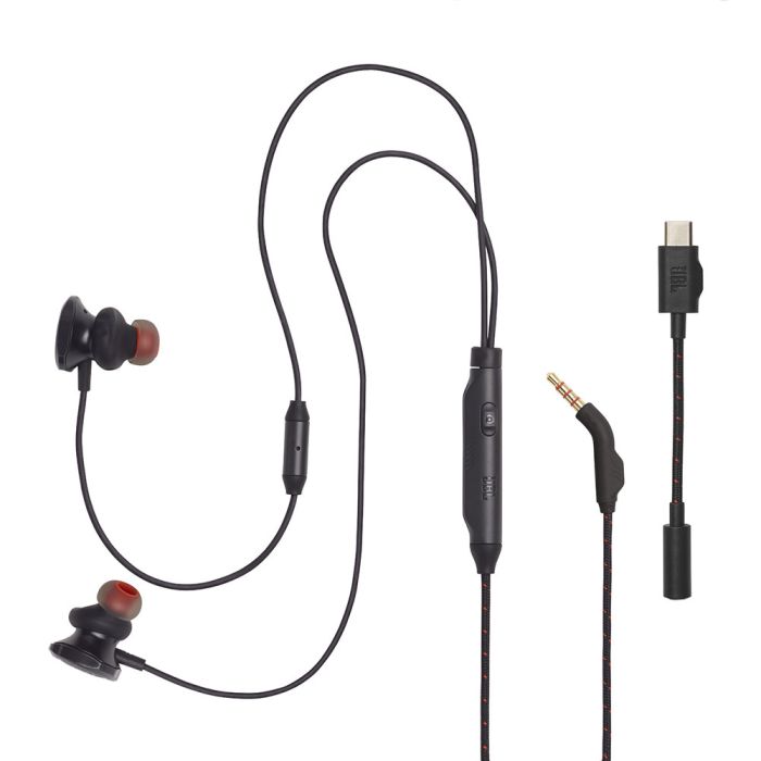 JBL Quantum 50C In-ear žične USB-C gaming slušalke, črne - slika 6