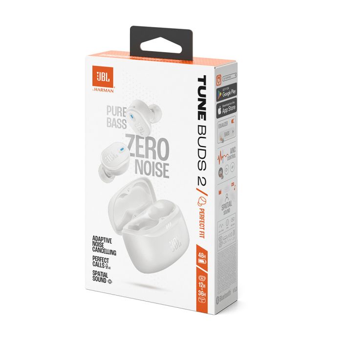 JBL Tune Buds 2 brezžične slušalke z mikrofonom, bele - slika 6