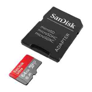 SanDisk 64GB Ultra microSDXC UHS-I spominska kartica
