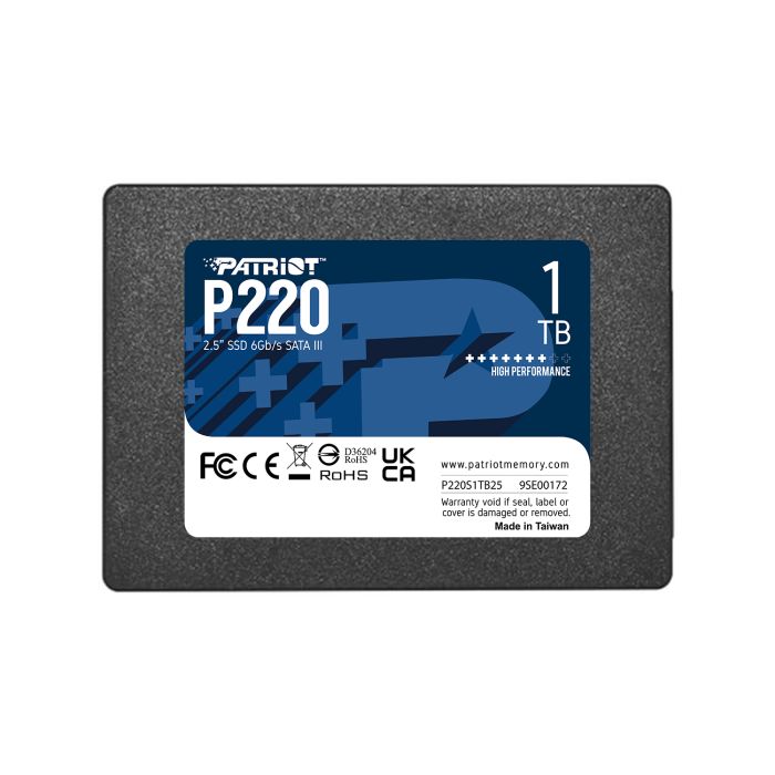 Patriot P220 1TB SSD SATA 3 2.5 - slika 2