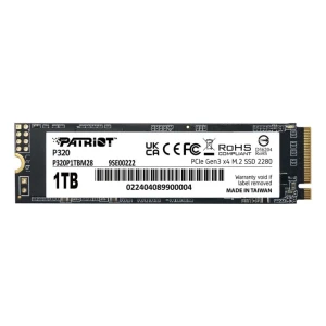Patriot P320 1TB M.2 NVMe SSD PCIe Gen 3 x4