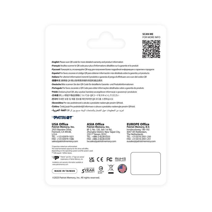 Patriot P410 1TB M.2 NVMe SSD PCIe Gen 4 x4 - slika 5