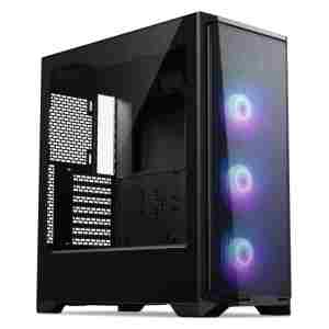 PHANTEKS ECLIPSE G370A TEMPERED GLASS D-RGB LED ATX črno ohišje