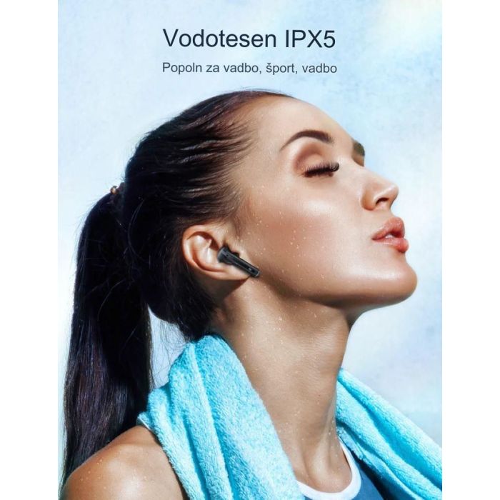 TaoTronics Brezžične slušalke BH1118 črne - slika 4