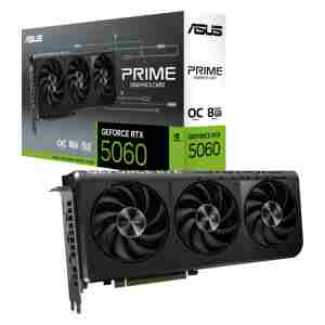 Grafična kartica ASUS Prime GeForce RTX 5060 OC, 8GB GDDR7, PCI-E 5.0