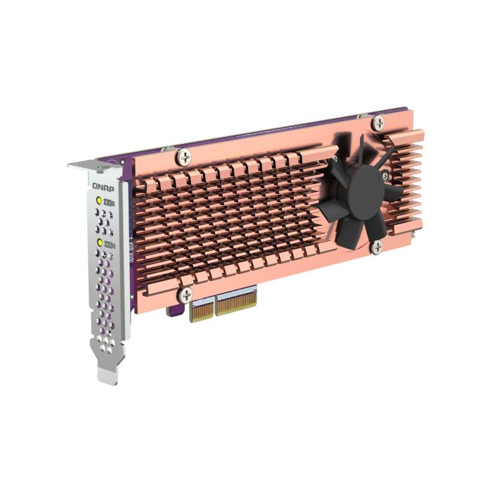 QNAP QM2-2P-344A 2x M.2 NVMe SSD PCIe x4 razširitvena kartica - slika 3