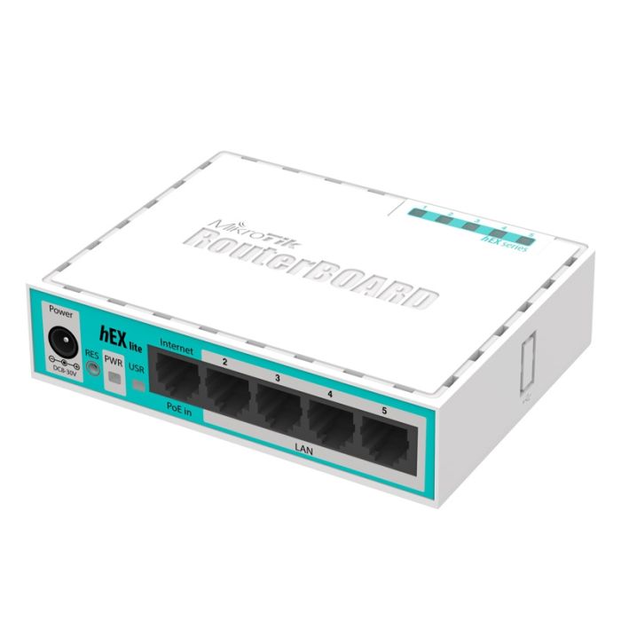 MikroTik hEX lite usmerjevalnik (RB750r2) - slika 2