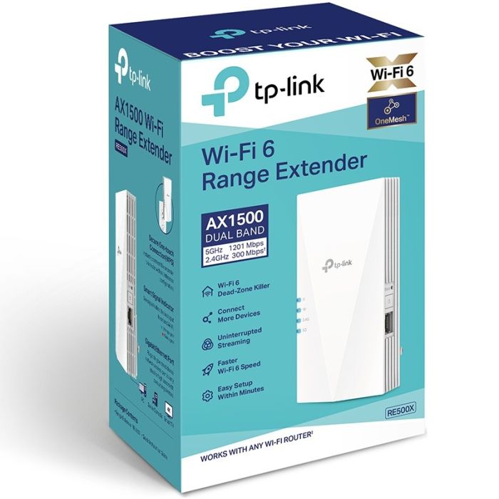 TP-LINK RE500X AX1500 WiFi 6 Range Extender - slika 3