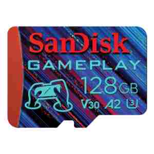 SanDisk 128GB GamePlay microSD spominska kartica za mobilni in konzolni gaming