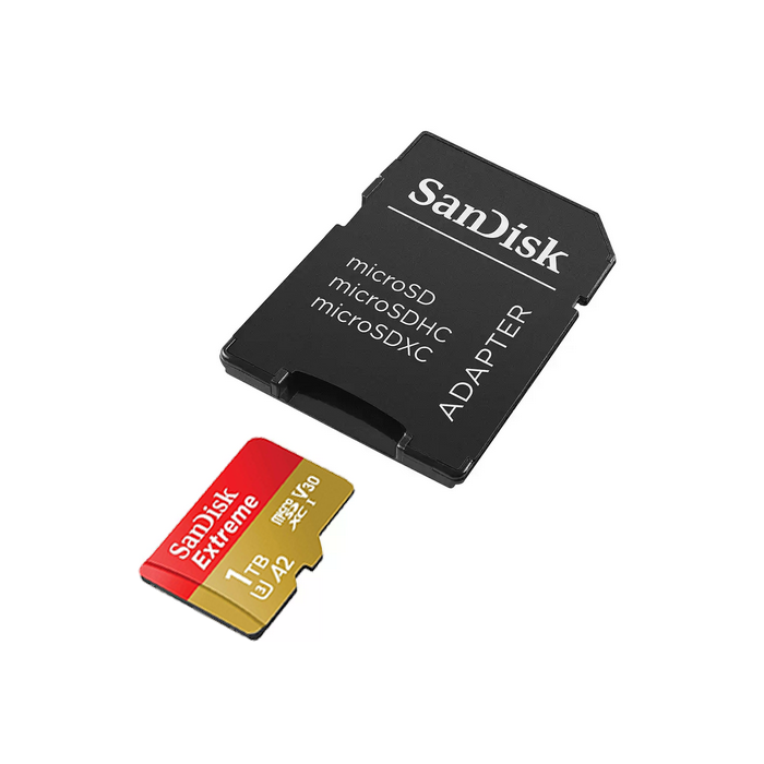 SanDisk 1TB Extreme microSDXC UHS-I spominska kartica z adapterjem - slika 2