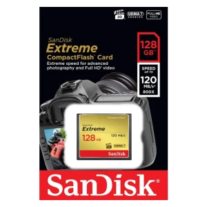 SanDisk 128GB Extreme CompactFlash card UDMA 7 VPG-20 spominska kartica