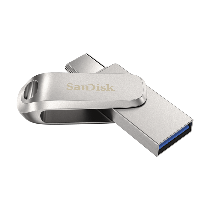 SanDisk 128GB Ultra Dual Drive Luxe USB-C/A 3.2 Gen 1 USB ključ