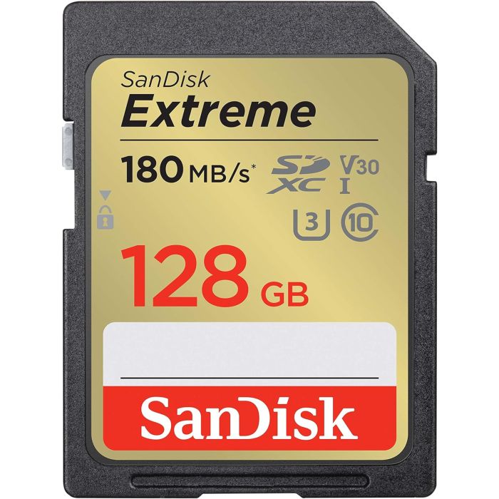 SanDisk Extreme PLUS 128GB SDHC Mspominska kartica 180MB/s in 90MB/s branje/pisanje, UHS-I, Class 10 - slika 4