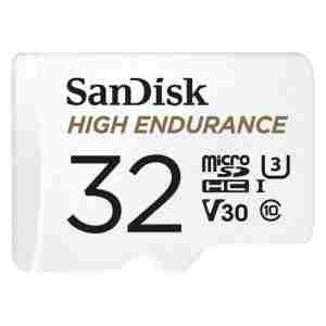 SanDisk 32GB High Endurance microSD Class 10 U3 V30 spominska kartica z adapterjem