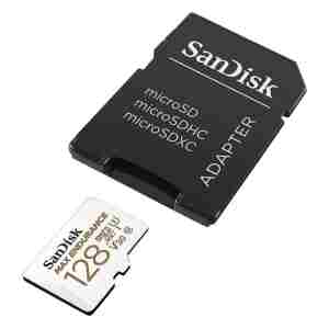 SanDisk 128GB MAX ENDURANCE microSD spominska kartica z adapterjem