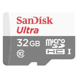 SanDisk 32GB Ultra microSDHC + SD Adapter 100MB/s Class 10 UHS-I
