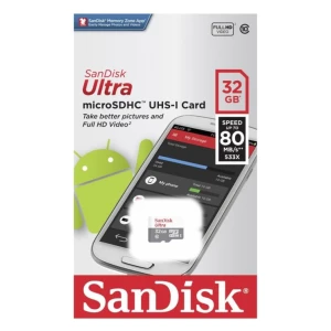 SanDisk 32GB Ultra microSDHC 100MB/s Class 10 UHS-I