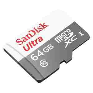 SanDisk 64GB Ultra microSDXC 100MB/s Class 10 UHS-I