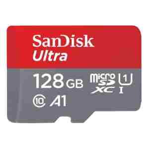 SanDisk Ultra microSDXC 128GB + SD Adapter 100MB/s Class 10 UHS-I