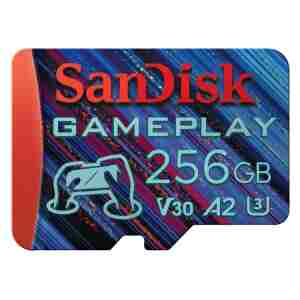 SanDisk 256GB GamePlay microSD spominska kartica za mobilni in konzolni gaming
