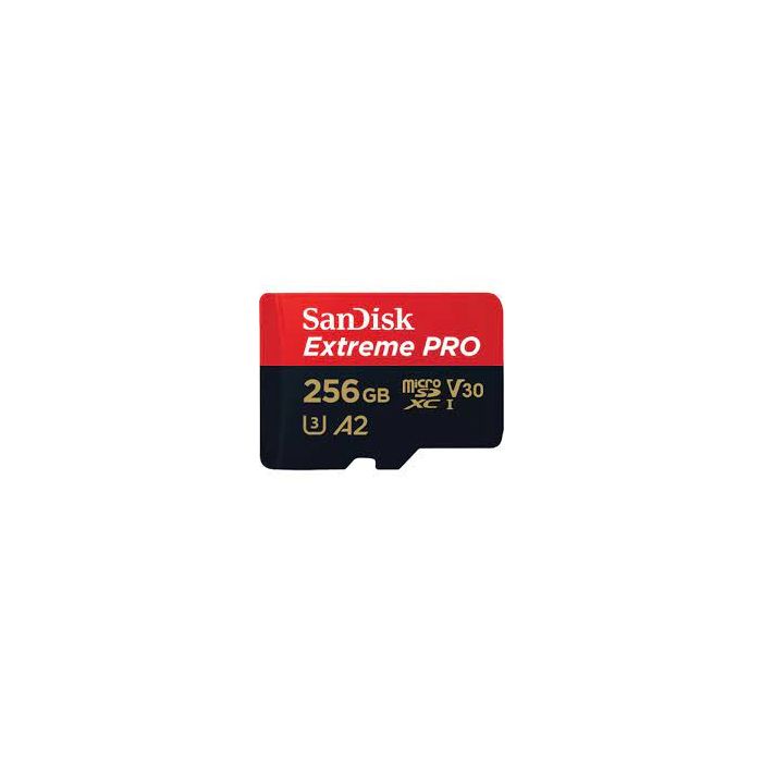 SanDisk 256GB Extreme PRO microSDXC UHS-I spominska kartica z adapterjem - slika 3