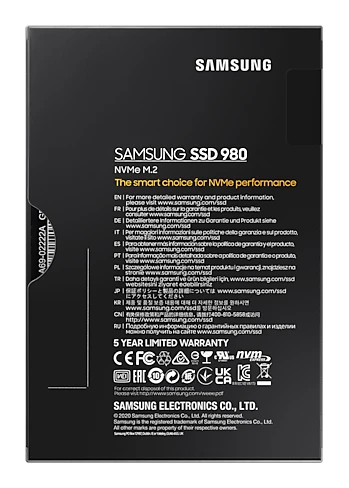 Samsung 1TB 980 SSD NVMe M.2 disk - slika 5