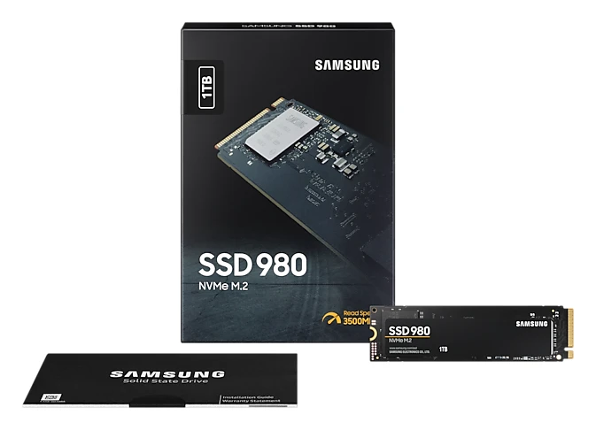 Samsung 1TB 980 SSD NVMe M.2 disk