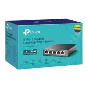 TP-LINK 5-Port Gigabit desktop switch stikalo z 4-Port PoE+