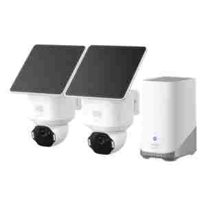 Anker Eufy Security SoloCam E42 komplet 2 kamer + HomeBase 3 baza + 2 solarna panela