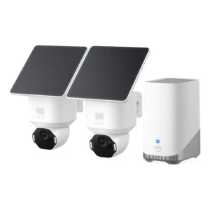 Anker Eufy Security SoloCam E42 komplet 2 kamer + HomeBase 3 baza + 2 solarna panela