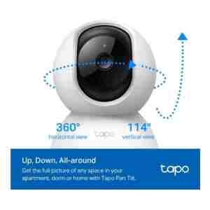 TP-LINK Tapo C210P2 2k 3MP 2304 x 1296 Pan/Tilt WiFi varnostna kamera