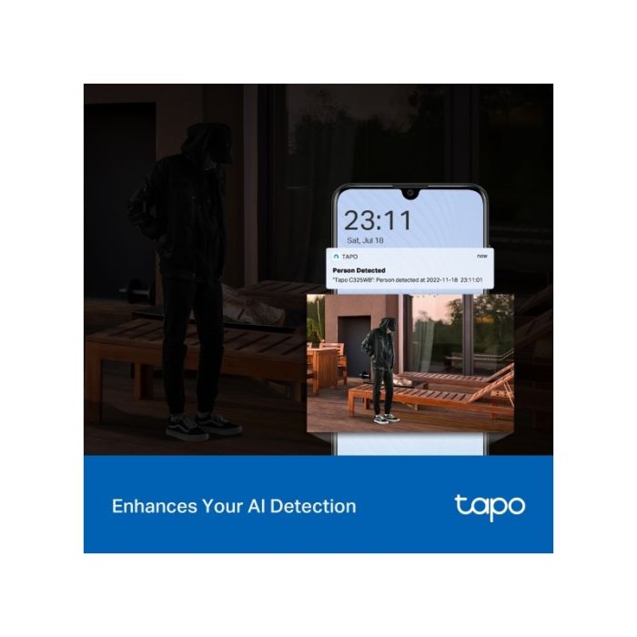 TP-LINK Tapo C325WB 2K QHD zunanja Wi-Fi varnostna kamera - slika 6