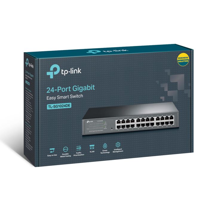 TP-LINK stikalo 24-port Gigabit 10/100/1000 TL-SG1024DE - slika 2