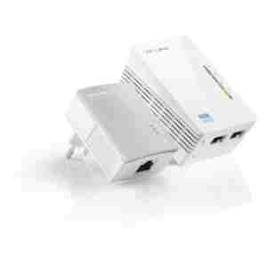TP-LINK TL-WPA4220KIT 300Mbps AV600 WiFi Powerline Extender Starter Kit