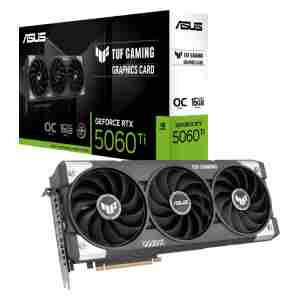 Grafična kartica ASUS TUF Gaming GeForce RTX 5060 Ti OC, 16GB GDDR7, PCI-E 5.0 TUF-RTX5060TI-O16G-GAMING