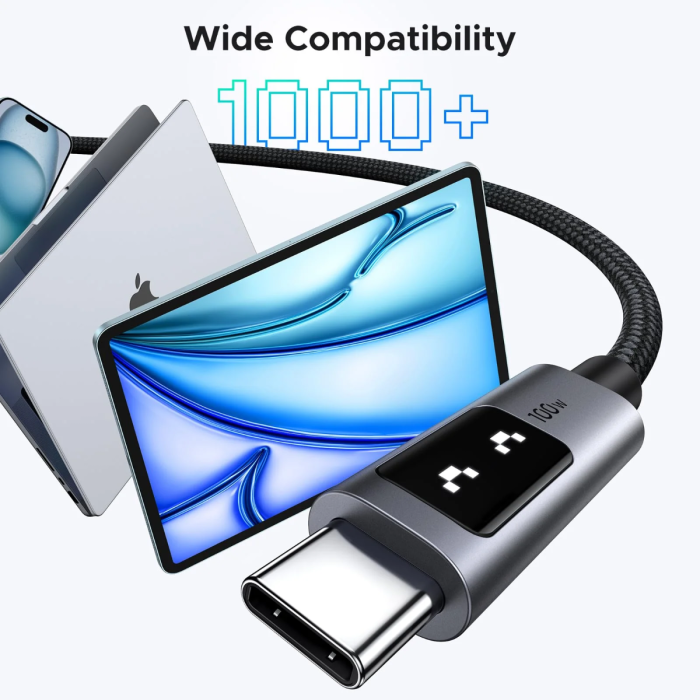 Ugreen Uno USB-C na USB-C polnilni kabel 100W, 2M - slika 5