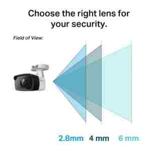 TP-LINK VIGI C320I 6MM FHD zunanja PoE IR Bullet varnostna kamera