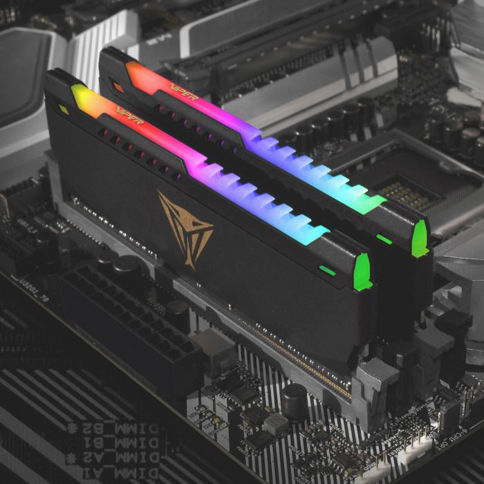 Patriot Viper Steel RGB Kit 32GB (2x16GB) DDR4-3200 DIMM PC4-25600 CL18, 1.35V - slika 3