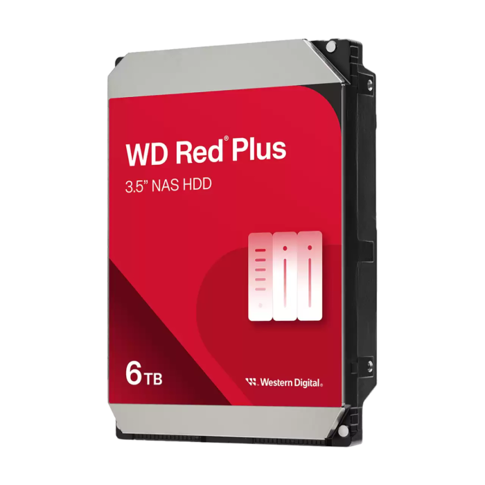 WD 6TB Red Plus 3,5 SATA 6Gb/s 5400rpm 256MB HDD disk