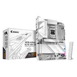 GIGABYTE X870 AORUS ELITE X3D ICE, DDR5, SATA3, USB4, DP, 5GbE, WiFi 7, AM5 ATX
