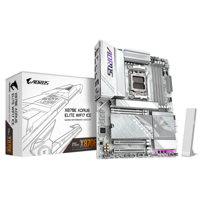 GIGABYTE X870E AORUS ELITE WIFI7 ICE, DDR5, SATA3, USB4, DP, 2.5GbE, WiFi 7, AM5 ATX - slika 2
