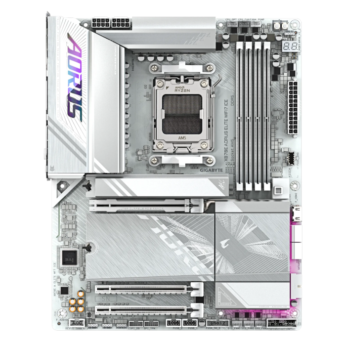 GIGABYTE X870E AORUS ELITE WIFI7 ICE, DDR5, SATA3, USB4, DP, 2.5GbE, WiFi 7, AM5 ATX - slika 3