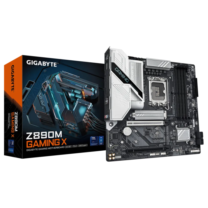 GIGABYTE Z890M GAMING X, DDR5, SATA3, DP, 2.5GbE, LGA1851 mATX