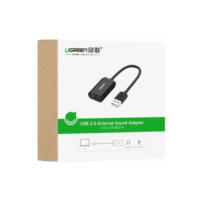 Ugreen USB 2.0 na 3.5mm avdio adapter - box - slika 3