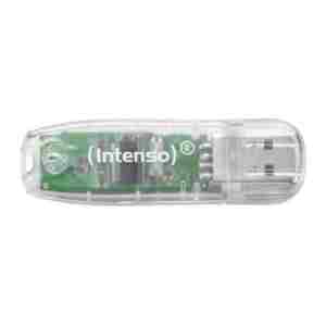 Intenso 32GB Rainbow Line USB 2.0 spominski ključek - Prozoren
