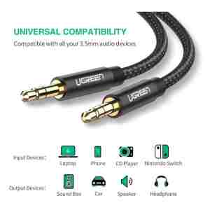 UGREEN 3.5mm AUX kabel 2m