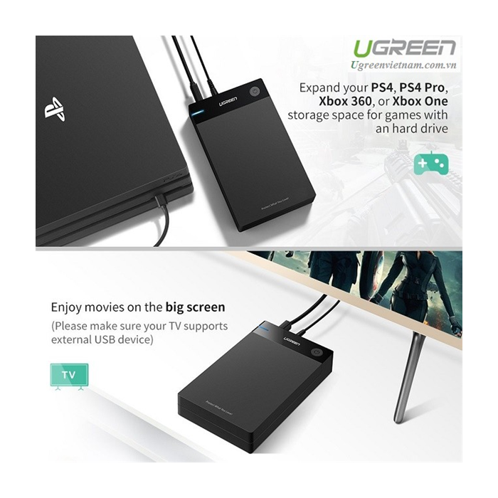 Ugreen 3.5 USB 3.0 na SATA HDD ohišje za disk - box - slika 4