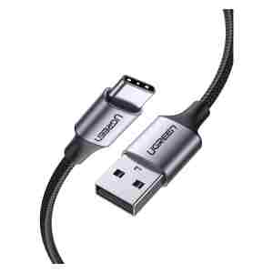 UGREEN USB 2.0 A na USB-C kabel 0.25m (črn) - polybag